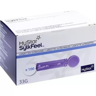 MYSTAR SylkFeel lancetten 33 G, 100 st