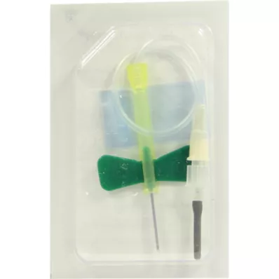 BD VACUTAINER Safety Lok 21 G 18 cm bloedafnameset, 1 stuk BD VACUTAINER Safety Lok 21 G 18 cm bloedafnameset, 1 stuk