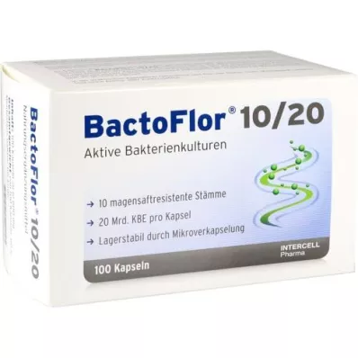 BACTOFLOR 10/20 capsules, 100 stuks BACTOFLOR 10/20 capsules, 100 stuks