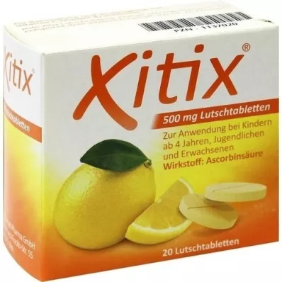 XITIX Zuigtabletten, 20 stuks XITIX Zuigtabletten, 20 stuks