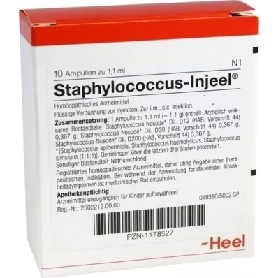 STAPHYLOCOCCUS INJEEL Ampullen, 10 stuks