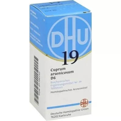 BIOCHEMIE DHU 19 Cuprum arsenicosum D 6 tabletten, 80 st