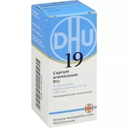 BIOCHEMIE DHU 19 Cuprum arsenicosum D 12 tabletten, 80 st