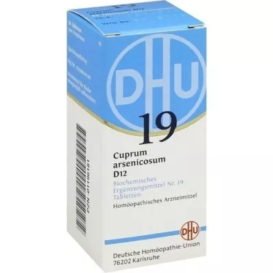 BIOCHEMIE DHU 19 Cuprum arsenicosum D 12 tabletten, 80 st