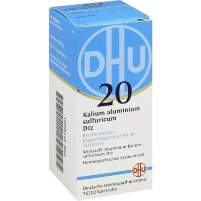 BIOCHEMIE DHU 20 kaliumaluin.zwavel.D 12 tabletten, 80 st BIOCHEMIE DHU 20 kaliumaluin.zwavel.D 12 tabletten, 80 st