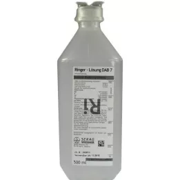 RINGER LÖSUNG DAB 7 kunststof, 500 ml