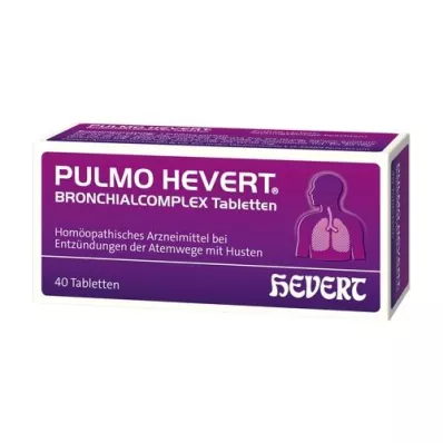 PULMO HEVERT Bronchiaalcomplex tabletten, 40 stuks PULMO HEVERT Bronchiaalcomplex tabletten, 40 stuks