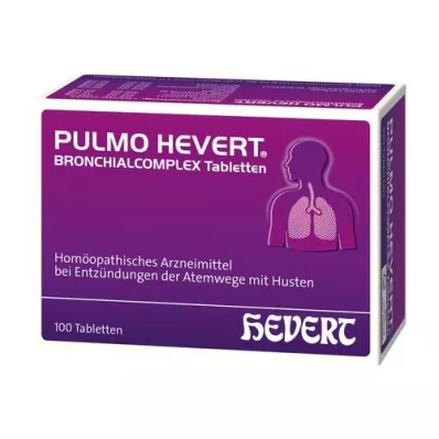 PULMO HEVERT Bronchiaalcomplex tabletten, 100 stuks PULMO HEVERT Bronchiaalcomplex tabletten, 100 stuks