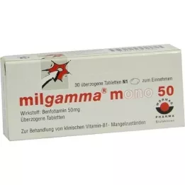 MILGAMMA mono 50 omhulde tabletten, 30 st