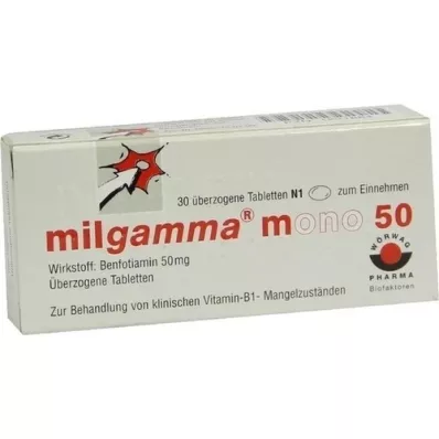 MILGAMMA mono 50 omhulde tabletten, 30 st MILGAMMA mono 50 omhulde tabletten, 30 st