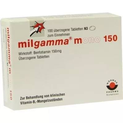 MILGAMMA mono 150 omhulde tabletten, 100 st MILGAMMA mono 150 omhulde tabletten, 100 st