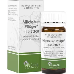 MILCHSÄURE Pflueger-tabletten, 100 stuks