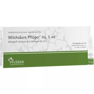 MILCHSÄURE Pflueger injectieoplossing 5 ml, 10 stuks MILCHSÄURE Pflueger injectieoplossing 5 ml, 10 stuks