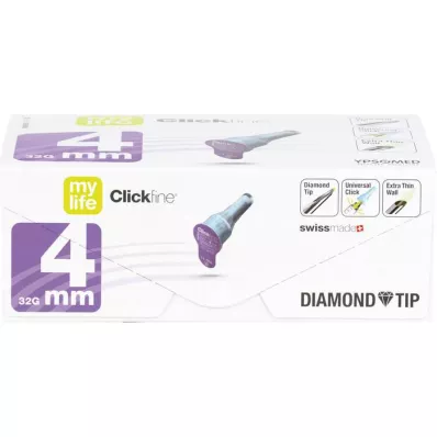 MYLIFE Clickfine pennaalden 4 mm, 100 st MYLIFE Clickfine pennaalden 4 mm, 100 st
