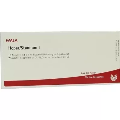 HEPAR STANNUM I ampullen, 10X1 ml HEPAR STANNUM I ampullen, 10X1 ml