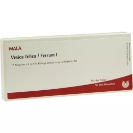 VESICA FELLEA/Ferrum I ampullen, 10x1 ml
