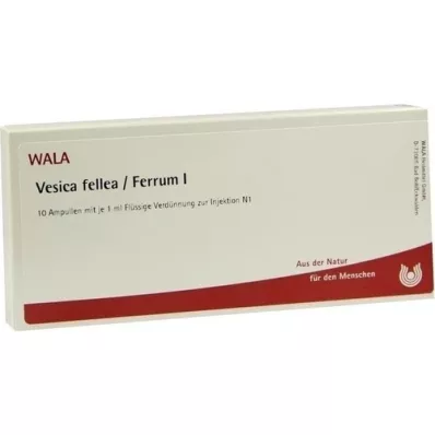 VESICA FELLEA/Ferrum I ampullen, 10x1 ml
