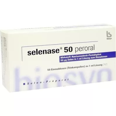 SELENASE 50 orale orale oplossing, 50X1 ml