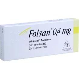 FOLSAN 0,4 mg tabletten, 50 stuks