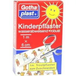 GOTHAPLAST Kinderpleister 6 cmx1 m, 1 stuk