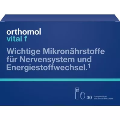 ORTHOMOL Vital F drinkfles/capsule combinatieverpakking, 30 stuks ORTHOMOL Vital F drinkfles/capsule combinatieverpakking, 30 stuks