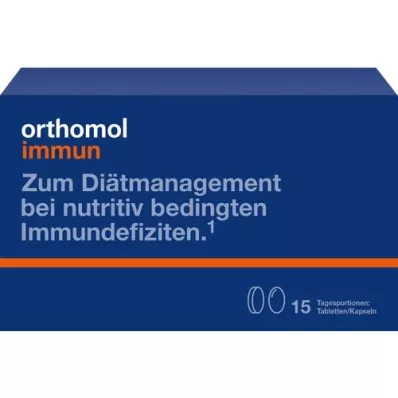 ORTHOMOL Immuun 15 tabletten/capsule combinatieverpakking, 1 st ORTHOMOL Immuun 15 tabletten/capsule combinatieverpakking, 1 st