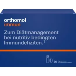ORTHOMOL Immune drinkfles/tablet combiverpakking, 30 stuks