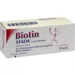 BIOTIN STADA 5 mg tabletten, 50 stuks