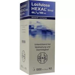 LACTULOSE Hexalsiroop, 1000 ml