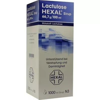 LACTULOSE Hexalsiroop, 1000 ml LACTULOSE Hexalsiroop, 1000 ml