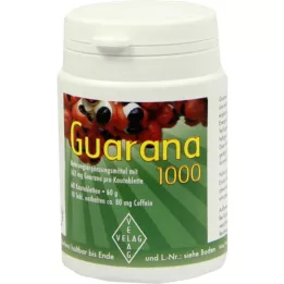 GUARANA 1000 mg kauwtabletten, 60 stuks