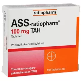 ASS-ratiopharm 100 mg TAH tabletten, 100 st