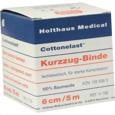 KURZZUGBINDE Katoenelast 6 cmx5 m, 1 stuk KURZZUGBINDE Katoenelast 6 cmx5 m, 1 stuk