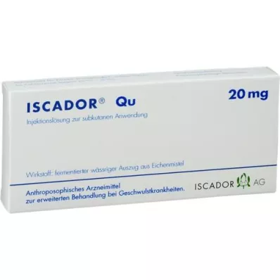 ISCADOR Qu 20 mg oplossing voor injectie, 7X1 ml ISCADOR Qu 20 mg oplossing voor injectie, 7X1 ml
