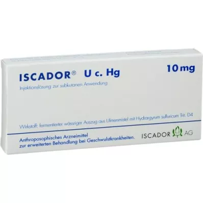 ISCADOR U c.Hg 10 mg oplossing voor injectie, 7X1 ml ISCADOR U c.Hg 10 mg oplossing voor injectie, 7X1 ml