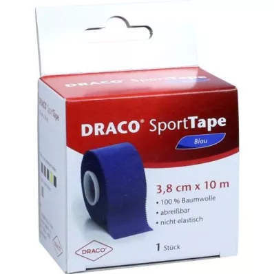 DRACO TAPEVERBAND 3,8 cmx10 m blauw, 1 stuk DRACO TAPEVERBAND 3,8 cmx10 m blauw, 1 stuk