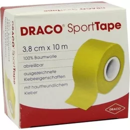 DRACO TAPEVERBAND 3,8 cmx10 m geel, 1 stuk