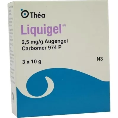LIQUIGEL Ooggel, 3X10 g LIQUIGEL Ooggel, 3X10 g