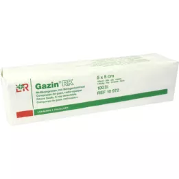GAZIN Gaas comp.5x5 cm niet-steriel 16-voudig RK, 100 stuks