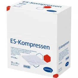 ES-KOMPRESSEN steriel 10x10 cm 8-voudig, 25X2 st