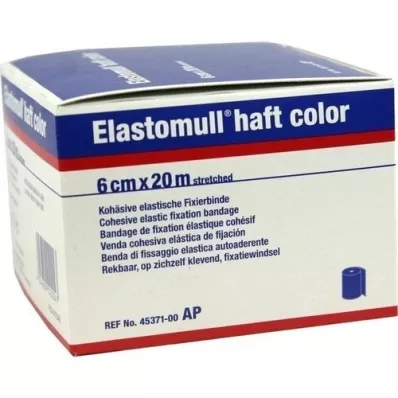 ELASTOMULL haftkleur 6 cmx20 m bevestigingspapier blauw, 1 st ELASTOMULL haftkleur 6 cmx20 m bevestigingspapier blauw, 1 st