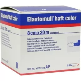 ELASTOMULL haftkleur 8 cmx20 m bevestigingspapier blauw, 1 st