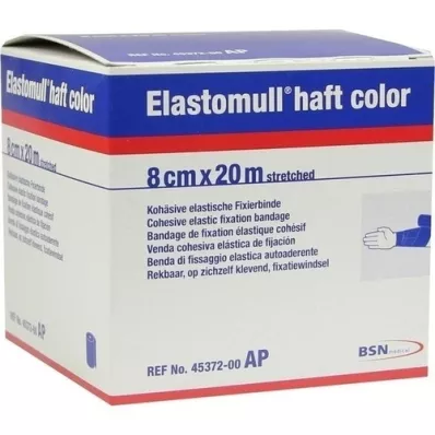 ELASTOMULL haftkleur 8 cmx20 m bevestigingspapier blauw, 1 st ELASTOMULL haftkleur 8 cmx20 m bevestigingspapier blauw, 1 st