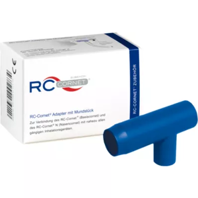 RC Cornetadapter met mondstuk voor inhalatorapparaten, 1 stuk
