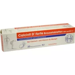 CALCIVIT D forte bruistabletten, 20 stuks