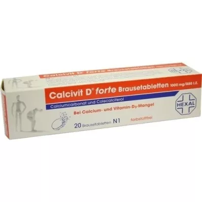 CALCIVIT D forte bruistabletten, 20 stuks CALCIVIT D forte bruistabletten, 20 stuks