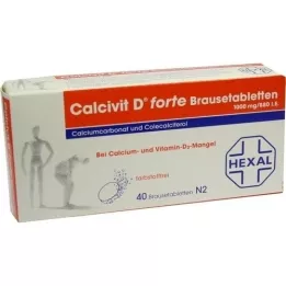 CALCIVIT D forte bruistabletten, 40 stuks