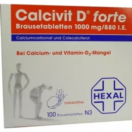 CALCIVIT D forte bruistabletten, 100 st