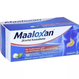 MAALOXAN 25 mVal kauwtabletten, 100 st