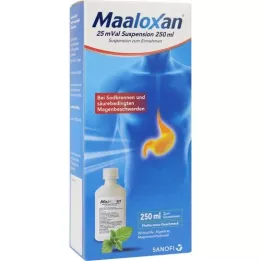 MAALOXAN 25 mVal suspensie, 250 ml